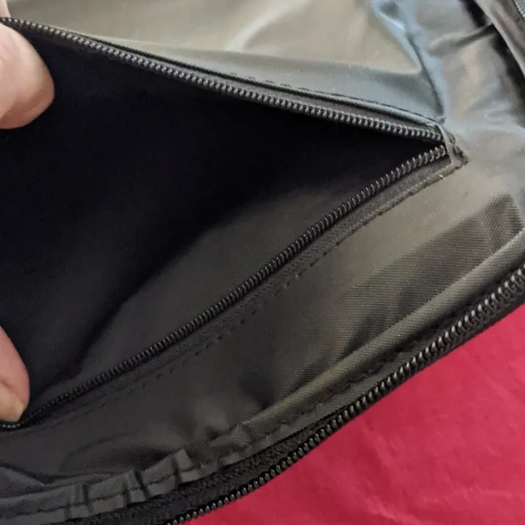 Perry Ellis America Travel Pouch Case Lined Double Zip Interior Pocket New Rare - Picture 6 of 8